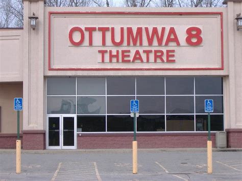 Ottumwa 8, Ottumwa movie times and showtimes. Movie theater information and online movie tickets. ... There are no showtimes from the theater yet for the selected date. Check back later for a complete listing. Please check the list below for nearby theaters: Iowa Theater - Bloomfield (18.3 mi) Find Theaters & Showtimes Near Me